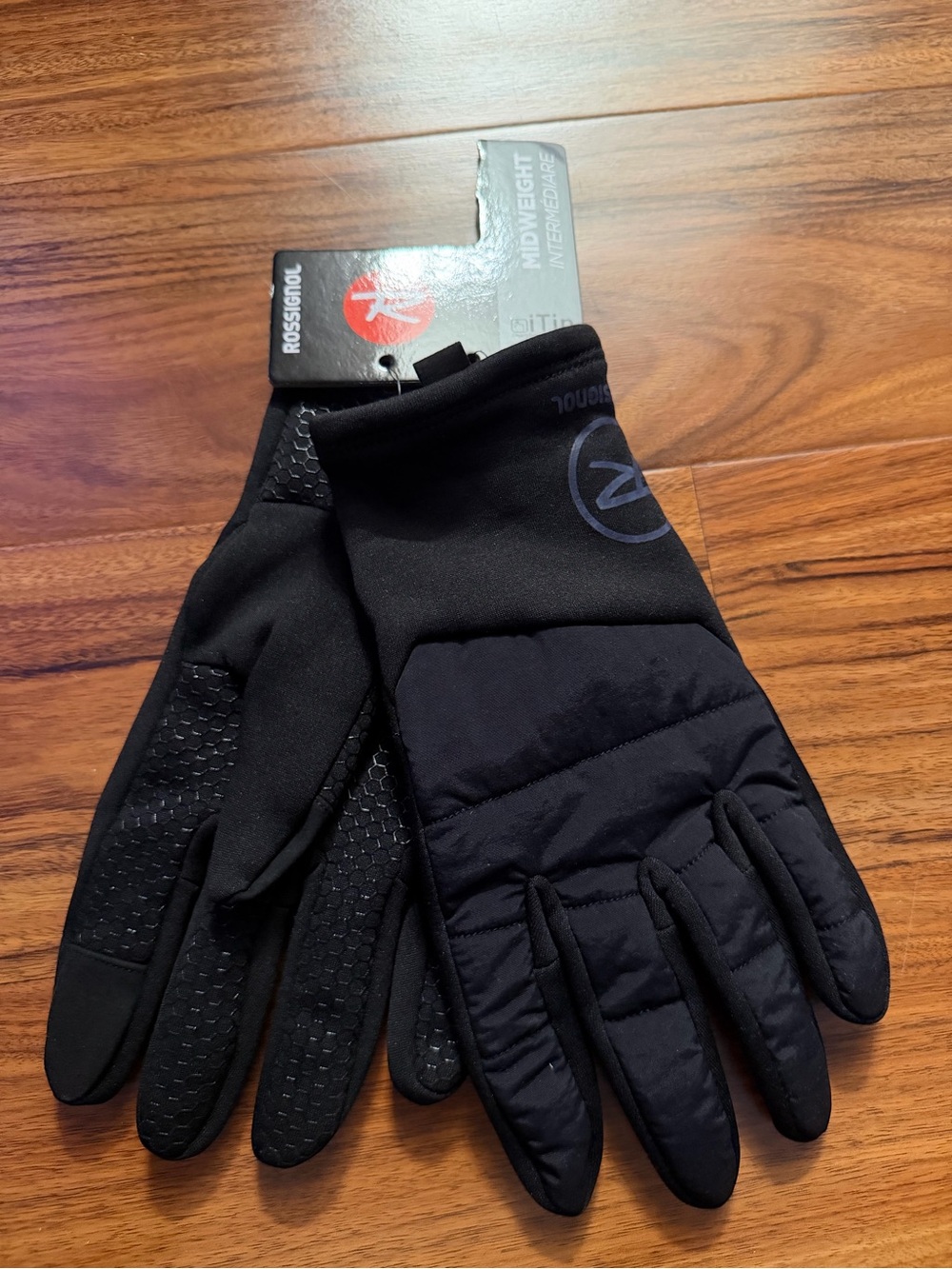 Rossignol Men’s Black Insulated Grip Gloves